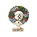 Enesco Peanuts by Jim Shore Snoopy with Woodstock Wreath Figurine 5.75