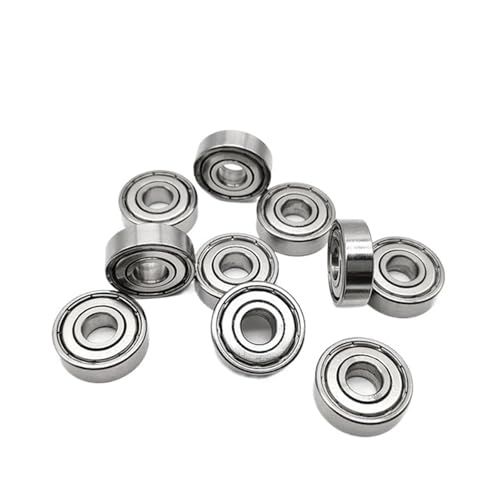 Deep Groove Double Rubber Seal Bearings 10pcs 608ZZ 8x22x7mm ABEC-7 Miniature Ball Bearings