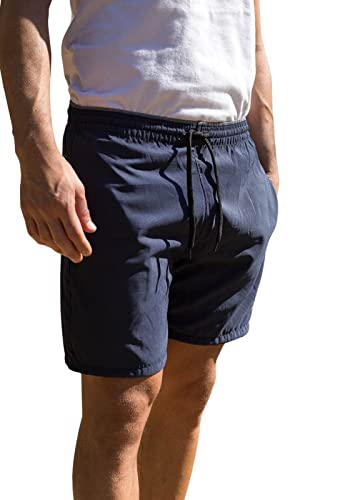 Shorts Masculino Esporte Treino Academia Com Bolsos Laterais 0402 COR:AZUL MARINHO;Tamanho:M