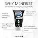 MENFIRST Gradual Gray Shampoo For Men - Dark Shades - Gray Hair Darkening and Reverse Gray Hair Shampoo - Gradual hair color for gray hair coverage Hypoallergenic & Harsh Chemical-Free