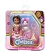 Barbie Club Chelsea Dress-Up Doll (6-inch Brunette) in Cake Costume with Pet and Accessories, for 3 to 7 Year Olds