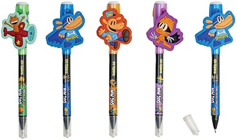 GEDDES Raymond Dog Man Spy Pen, Dual-Sided Invisible Ink Pens With UV Light for Kids (12 Pack) image 5