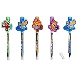 GEDDES Raymond Dog Man Spy Pen, Dual-Sided Invisible Ink Pens With UV Light for Kids (12 Pack)