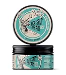 Dark Stag Sea Salt Cream, Light Hold Professional Hair Styling Cream, Water Based Easy to Wash, Natural Look, Sandalwood and Vanilla Fragrance, 100ml/3.5oz