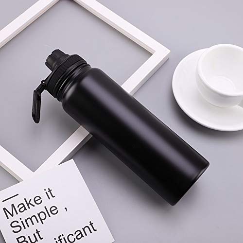LFKBWB Thermos cup Stainless Steel Sport Water Bottle 600ml/800ml Large Capacity Double Wall Vacuum Insulated Tumbler Portable Thermos Bottle