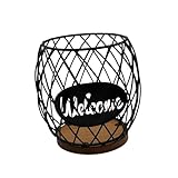 . 【Rangement polyvalent】 : Ce panier de rangement convient pour organiser les capsules de café, les petits ustensiles de cuisine ou peut également servir de panier décoratif pour divers objets essentiels du quotidien.