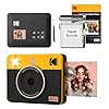 KODAK Mini Shot 3 Retro Fotocamera Digitale Istantanea & Stampante Fotografica 2-in-1 7,6 x 7,6 cm, 38 Fogli, Fotocamera Portatile con Stampa, Stampante per iOS & Android, Sublimazione 4PASS, Bianca