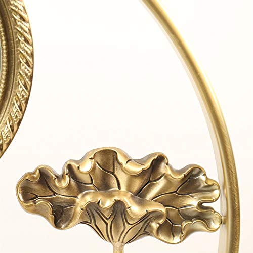 relógio Relógio de mesa de latão clássico, relógio de mesa para decoração de sala de estar, relógio