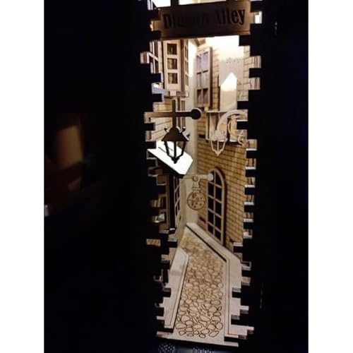 Suporte Aparador De Livros Harry Potter Decoração Beco Diagonal Iluminado Quarto (Desmontado)