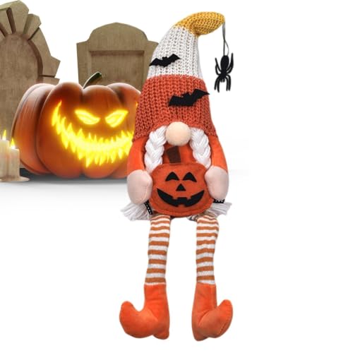 Peluche gnome d'Halloween sans visage style scandinave pour table