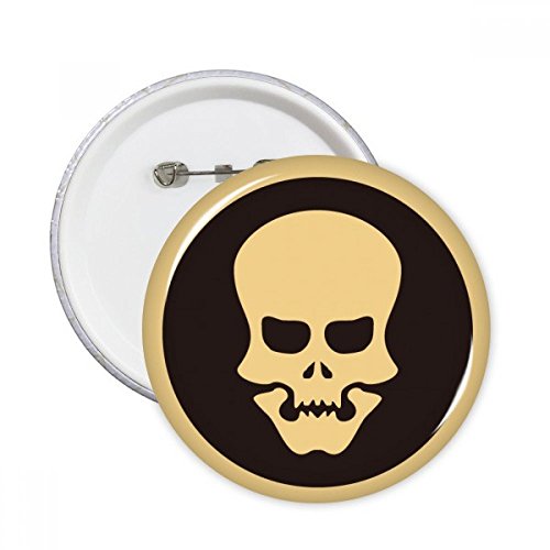 Badge Bouton Vêtements Décoration au design de crâne ajouré