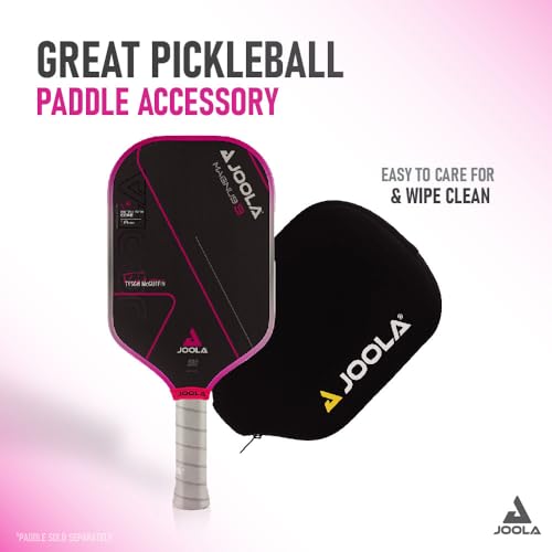 Image of JOOLA Magnus Pickleball Paddle Cover - Protective Neoprene Sleeve for JOOLA Tyson McGuffin Magnus Pickleball Paddle - Fits Extra Long & Elongated Paddles Including 14mm & 16mm - Padded Travel Case