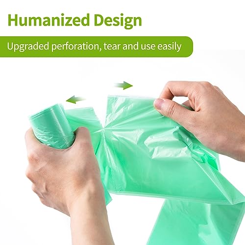 4-Gallon Small Trash Bags: Bathroom Small Garbage Bags Biodegradable Trash Bags For Bathroom Bedroom Office, Unscented Recyclable Mini Trash Liners (150 Counts) #TOP2