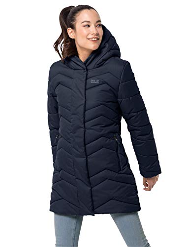 Jack Wolfskin Damen KYOTO COAT W winddichter Wintermantel, midnight blue,...