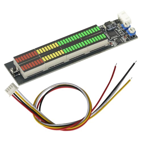 Image of Audio Level Indicator Stereo Music Spectrum LED Light Amplifier VU Meter for Car MP3 Player Light Atmosphere Lamps