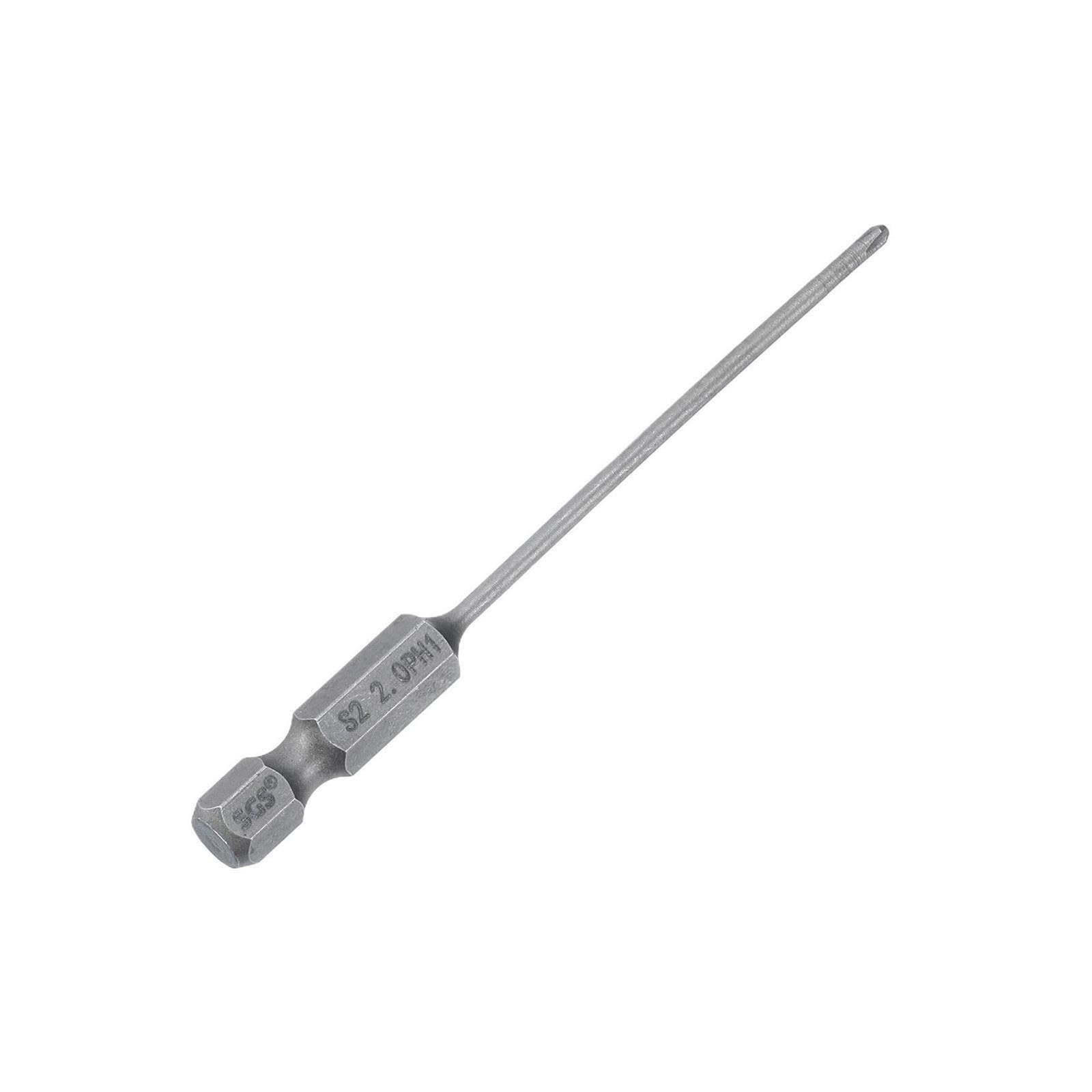 1/5/10 embouts de tournevis Phillips 80 mm PH0 PH1 PH2 0,6 cm