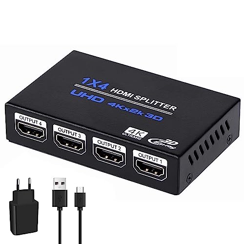 Ozvavzk Splitter HDMI 1x4 4K 30Hz