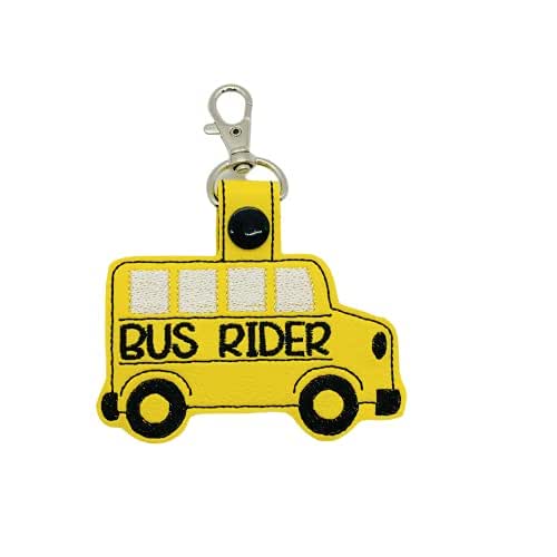Amazon.com: Bus Rider Bag Tag, Back To School Bookbag Clip : Automotive