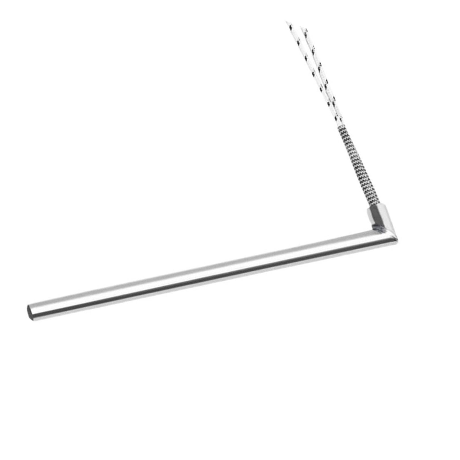 Evpeoetcpc 900W L200mm 220V Cartridge Heater, Cw-3000Ag 16Mm Right Angle Heater Cartridge Stainless Steel Water Heating Element(900W L200mm)