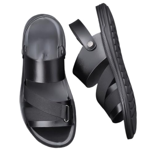 Men Sandals Outdoor Slippers Beach Soft Casual Holiday Sandals(D,40 Code)3