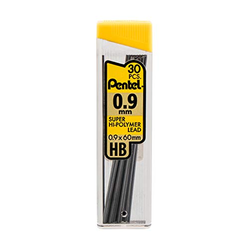Image of Pentel Super Hi-Polymer Lead Refills - 0.9mm, Pack of 90