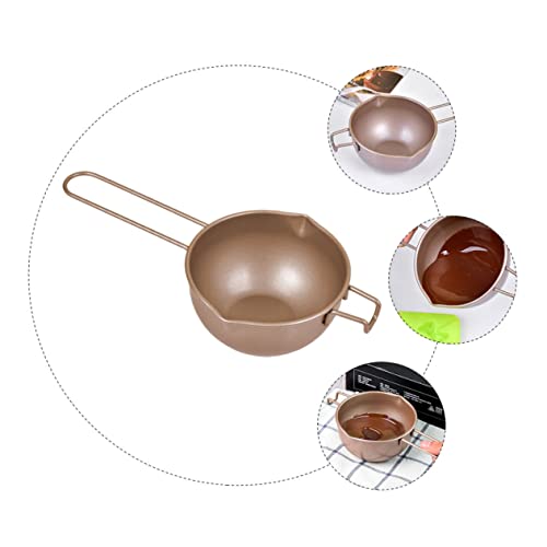Olla para derretir chocolate de acero carbon marrón miniatura 5