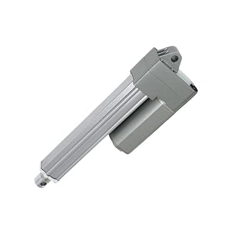 Progressive Automations 24V Industrial Mini Linear Electric Actuator - 30" Stroke, 330lbs Force with Hall Effect, Stainless Steel Rod, Brushed DC Motor, Durable Stroke for Marine, Automation, Robotics