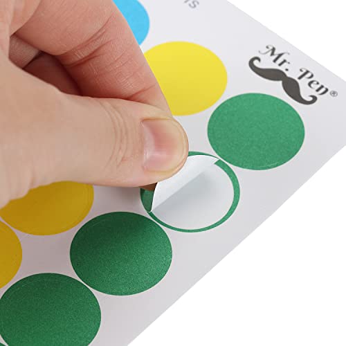 Mr. Pen- Color Coding Labels, 1008 Pcs, Assorted Colors, Dot Stickers, Round Stickers, Color Dots Stickers, Colored Sticker Dots, Dot Labels, Colored Stickers, Circle Stickers, Circle Sticker Labels #TOP3