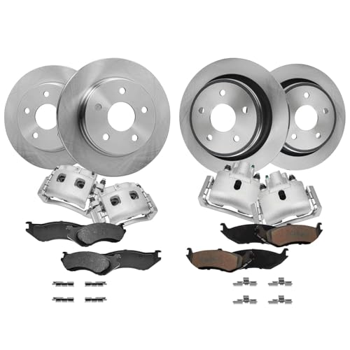 Image of Detroit Axle - Brake Kit for 2005-06 Durango 2002-05 Dodge Ram 1500