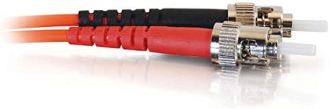 Miniatura 4 de C2G 05576 OM1 cable de fibra optica ST-ST 62.5125 dúplex multimodo de PVC, naranja (3.3 pies, 3.3 ft)