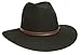 Akubra Coober Pedy Opal Hair Felt Hat Women/Men Black 6 5/8