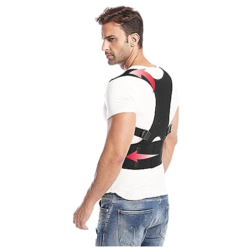 Colete Corretor De Postura Masculino Feminino Coluna Lombar Cinta Postural (M)