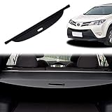 👍【DESIGN】Die Laderaumabdeckung ist vollständig an den Umriss des Kofferraums angepasst und kann perfekt passgenau in Ihren Kofferraum eingebaut werden. Sie ist schwarz, einfach in der Form und stilvoll im Aussehen. An der Laderaumabdeckung befinden sich Befestigungen für eine einfache Montage oder Demontage. Sie müssen nicht bohren, um Ihr Auto nicht zu verletzen. Mit dem Griff der Laderaumabdeckung können Sie die Laderaumabdeckung frei und flexibel strecken.