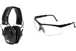 by Honeywell Impact Sport Sound Amplification Electronic Shooting Black Earmuff with Genesis...