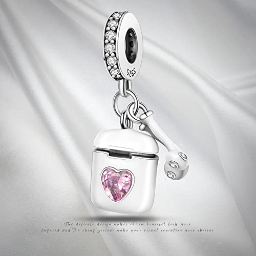 Pandach Travel Round The World Charm Fits Charms Bracelets For Woman 925 Sterling Silver Dangle Pendant Bead With Clear Cz Stones,Girl Jewelry Beads Gifts For Women Bracelet&Necklace #TOP6