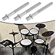 Create idea 5 Stück Trommel-Spannstangen M6 X 50 Mm Trommel-Spannstangen Felgen-Spannstangen Bassdrum-Ersatz-Spannschrauben Kompatibel mit Yamaha-Trommeln Und Mehr Silber