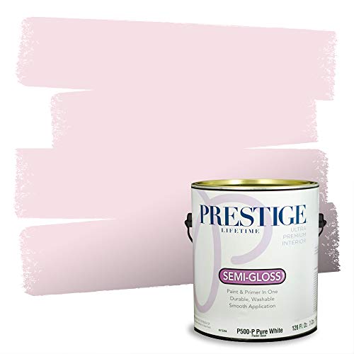 PRESTIGE Interior Paint and Primer in One, Light Rose, Semi-Gloss, 1 Gallon