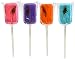Hotlix Assorted Cricket Sucker Lollipop - Pack of 4 - Blueberry, Grape, Orange, Strawberry
