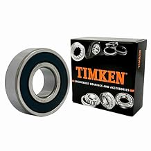 TIMKEN 6202-2RSC3 2 Pcs Double Rubber Seal Bearings 15x35x11mm, Pre-Lubricated and Stable Performance and Cost Effective, Deep Groove Ball Bearings.
