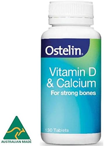 Apple and Tea@Ostelin Vitamin D & Calcium 130 Tablets
