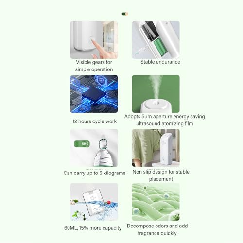 Difusor aromático eléctrico Yoidesu portátil y automático miniatura 5