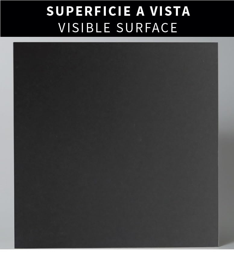 Pannelli per controsoffitto in LANA DI ROCCIA 600x600x20 mm STAR ROCK BREEZE Confezione da 15 Pz. - 5,40 Mq IN APPOGGIO - Colore Nero | Colore Nero