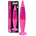 JAMBO 16-Inch Beautiful Magma Lamp- Pink Base, Purple Liquid, Pink Wax, 16", Relaxing Night Light Nighlight Home Decor Living Room Office Bedroom Lamp for Adults, Teens, and Kids