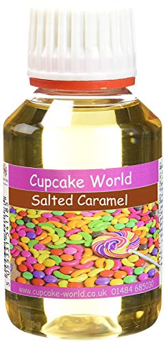 Cupcake World High strength liquid food flavouring concentrates Salted Caramel 100ml