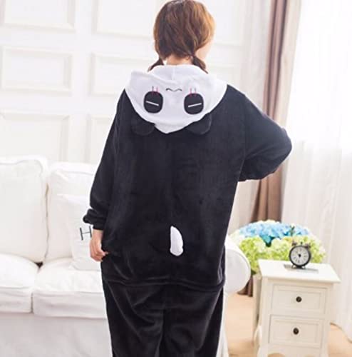 Pijama Fantasia Kigurumi Urso Panda Macacão com Capuz Unissex Tamanho: G 1,62-1,73