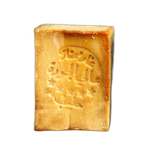 JUSIZA - Aleppo Soap - 7 oz -%20 Laurel Oil,%80 Olive Oil, Traditional Production, Natural - Vegan – Handmade