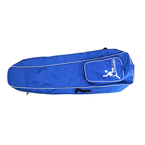 LEONARK Fencing Bag for Epee Saber and Foil - Portable Backpack for Fencing Sword Suit and Mask - Storage Bag for Both Adult and Child Fencers (Blue A)