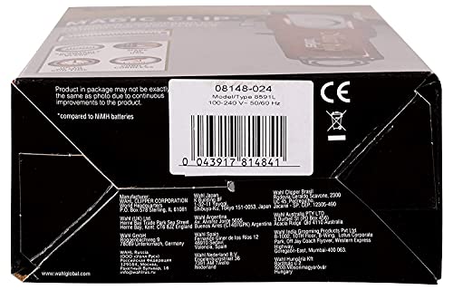 Máquina Corte de Cabelo - Magic Clip Cordless, Wahl, 08148-048, Vermelha