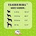 Jolly Pets Teaser Ball Dog Toy, Medium/6 Inches, Red