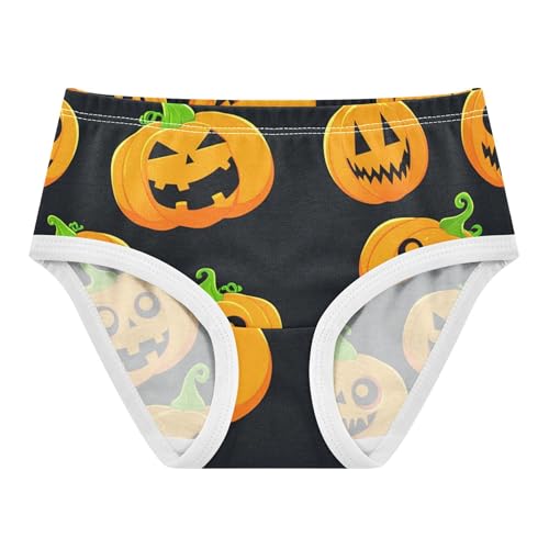Halloween Pumpkins Cute Scary Panties Little Girl Toddler Girls Underwear Cotton Fun Briefs Kids Undies 2t